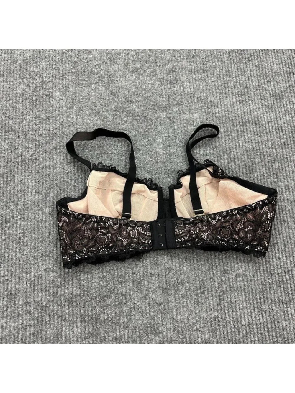Soma Unlined Balconette Floral Lace Underwire Bra Lingerie Womens Size 38DDD